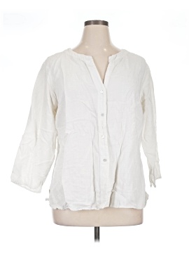 Eileen Fisher 3/4 Sleeve Button Down Shirt