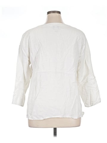 Eileen Fisher 3/4 Sleeve Button-Down Shirt (view 2)