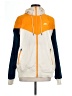 Nike 100% Polyester Color Block Orange Windbreaker Size M - photo 1