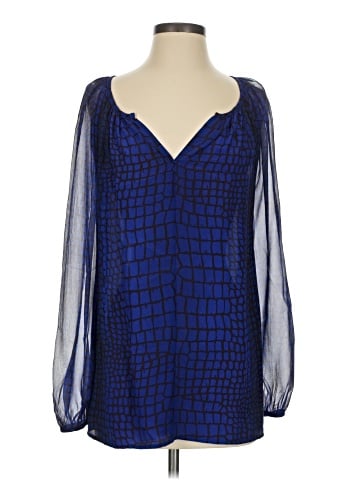 Fifteen Twenty Long Sleeve Silk Top (view 1)