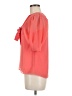 Ted Baker London 100% Polyester Orange Short Sleeve Blouse Size 6 (2) - photo 5