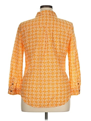 Maeve by Anthropologie 3/4 Sleeve Button-Down Shirt (view 2)