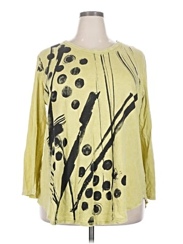 Jess & Jane 3/4 Sleeve Blouse (view 1)