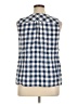 Talbots 100% Linen Blue Sleeveless Blouse Size XL Petite - photo 2