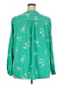 Skies Are Blue Green Long Sleeve Blouse Size 2X - photo 2
