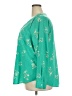 Skies Are Blue Green Long Sleeve Blouse Size 2X - photo 5