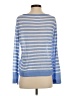 Lou & Grey Stripes Blue Pullover Sweater Size XS - photo 2