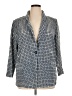Chico's Houndstooth Blue Blazer Size XL (3) - photo 1