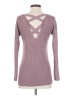 Hippie Rose Purple Pullover Sweater Size XS - photo 2