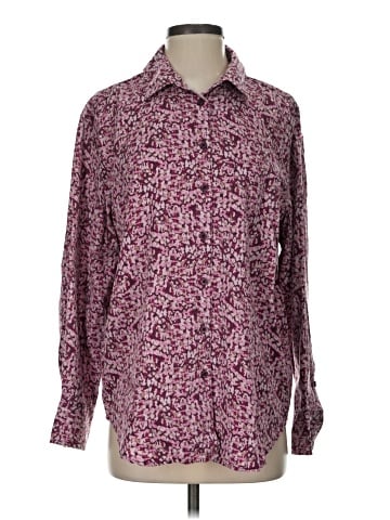 CALVIN KLEIN JEANS Long Sleeve Button-Down Shirt (view 1)