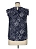 Monteau Blue Sleeveless Blouse Size XL - photo 2