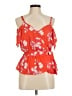 Sienna Sky 100% Polyester Orange Sleeveless Blouse Size M - photo 1