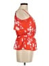 Sienna Sky 100% Polyester Orange Sleeveless Blouse Size M - photo 4