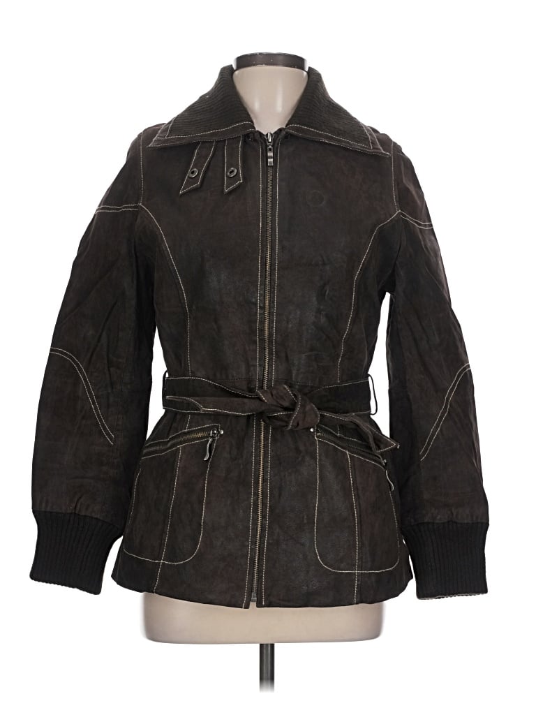 Pre-owned Assorted Brands Jacket In Brown