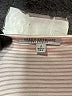 Green Envelope Stripes White Short Sleeve T-Shirt Size S - photo 7
