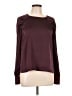Evereve 100% Polyester Burgundy Long Sleeve Blouse Size L - photo 1