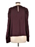 Evereve 100% Polyester Burgundy Long Sleeve Blouse Size L - photo 2
