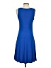 Matty M Solid Blue Cocktail Dress Size S - photo 2