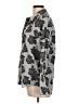 Ecru 100% Cotton Print Gray Long Sleeve Blouse Size L - photo 5