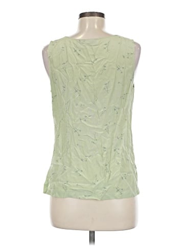 Hillard & Hanson Sleeveless Silk Top (view 2)