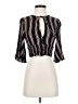 Re:named 100% Rayon Black 3/4 Sleeve Blouse Size S - photo 1