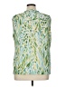 Sejour 100% Polyester Green Sleeveless Blouse Size 14 - photo 2