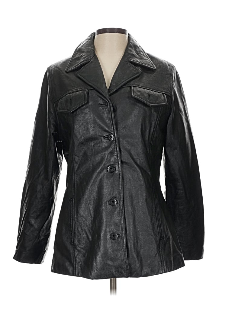 Click to view more detailed imagery on our partner's website Pre-owned Wilsons Leather Jacket In Black
