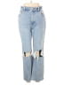 Abercrombie & Fitch Hearts Blue Jeans Size 6xs - photo 1
