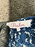 Parker 100% Polyester Blue Sleeveless Blouse Size L - photo 7