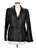 Anne Klein 100% Leather Black Blazer Size S - photo 1
