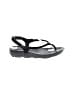 Prada Linea Rossa 100% Leather Black Sandals Size EU 37 1/2 - photo 1