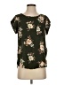 Alice Blue 100% Polyester Floral Green Short Sleeve Blouse Size S - photo 1