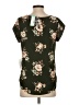 Alice Blue 100% Polyester Floral Green Short Sleeve Blouse Size S - photo 2