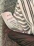 Roaman's Stripes Silver 3/4 Sleeve Button-Down Shirt Size 14w - photo 8