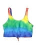 Zaful Tie-dye Blue Swimsuit Top Size 8 - photo 1