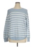 Gap 100% Cotton Stripes Blue Pullover Sweater Size XL - photo 1