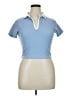 Cotton On Blue Short Sleeve Top Size XL - photo 1