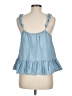 Madewell Blue Sleeveless Blouse Size 8 - photo 2