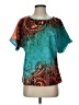 Unbranded Teal Short Sleeve Blouse Size S - photo 1