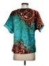 Unbranded Teal Short Sleeve Blouse Size S - photo 2