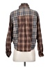 Love Notes Plaid Brown Long Sleeve Blouse Size S - photo 2