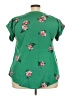 MPH Collection 100% Polyester Green Short Sleeve Blouse Size 3X - photo 2