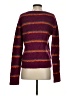 Free People Stripes Burgundy Pullover Sweater Size S - photo 2