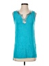 Tribal Teal Sleeveless Top Size XS - photo 1