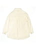 Zara 100% Cotton Solid Ivory White 3/4 Sleeve Button-Down Shirt Size 8 - photo 2