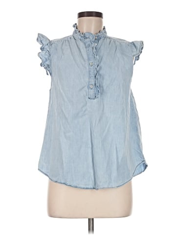 H&M Sleeveless Button-Down Shirt (view 1)