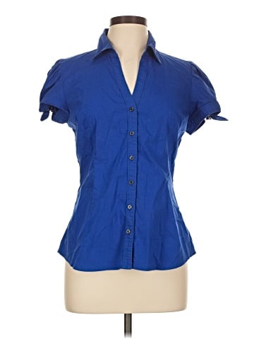 Express Design Studio Short Sleeve Blouse (view 1)