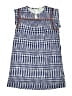 Crewcuts 100% Cotton Checkered-gingham Blue Dress Size 16 - photo 1