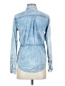 Obey 100% Cotton Blue Long Sleeve Button-Down Shirt Size XS - photo 2