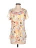 Cotton Bleu 100% Polyester Yellow Short Sleeve Blouse Size M - photo 1